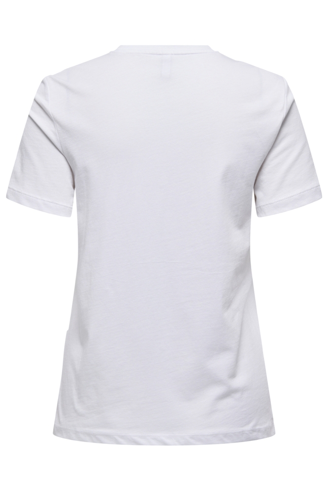 ONLEMMA LIFE REG S/S LADY TOP JRS 15329752 BRIGHT WHITE/CHERIE PANTS